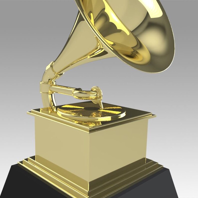 Grammy award digital model for 3d print | Etsy