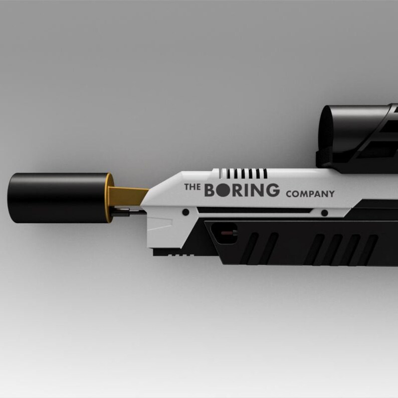 The Boring Company Not a Flamethrower Digital Model for 3d Etsy