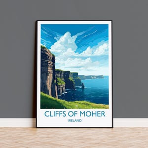 Cliffs of Moher Irland Poster, Cliffs of Moher, Irland Poster, Geschenk
