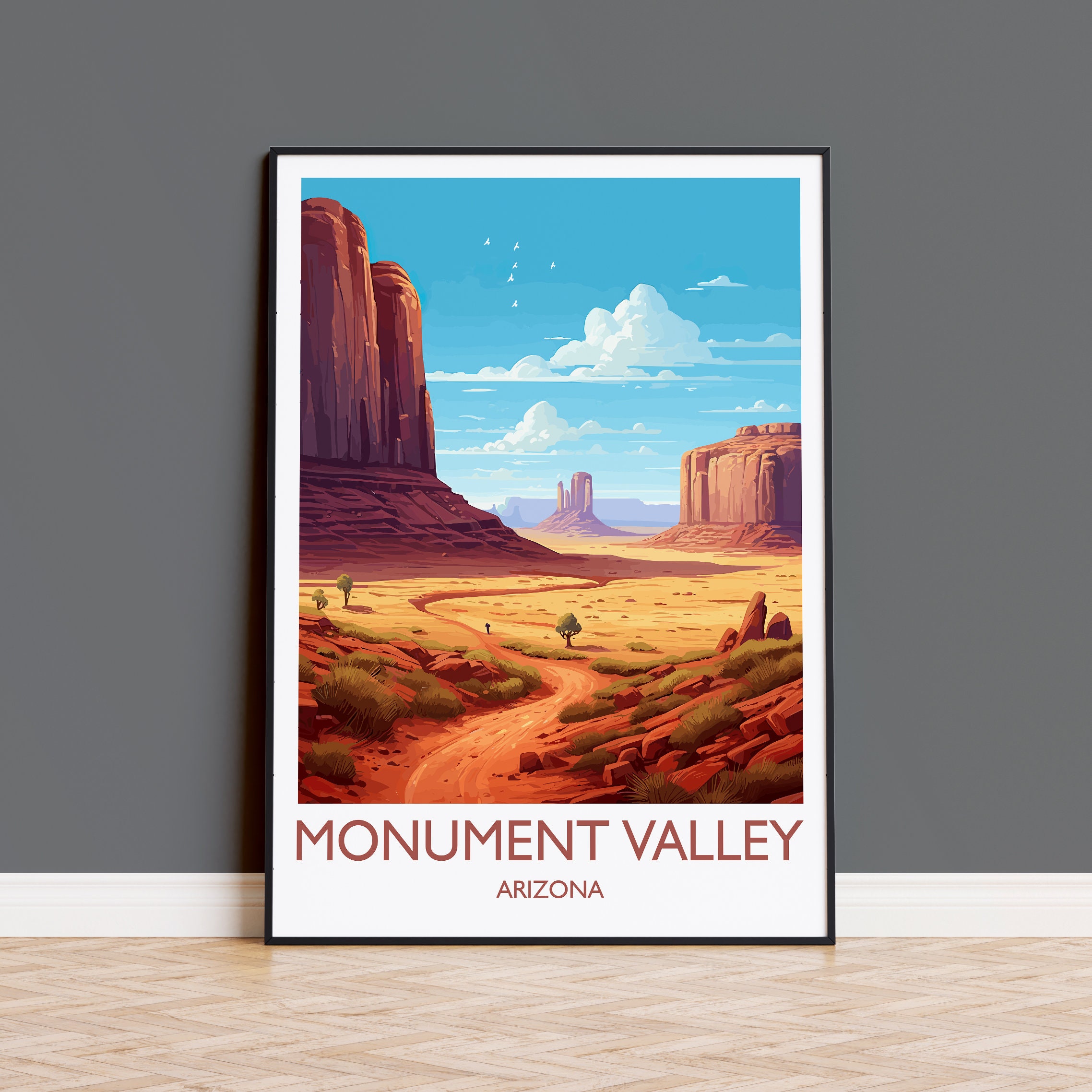 Monument Valley Poster - Etsy