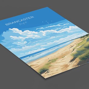 Brancaster Beach Poster, Travel Print of Brancaster, Norfolk Gift, England, Norfolk Art, Brancaster Beach Gift, Wall Art Print image 6