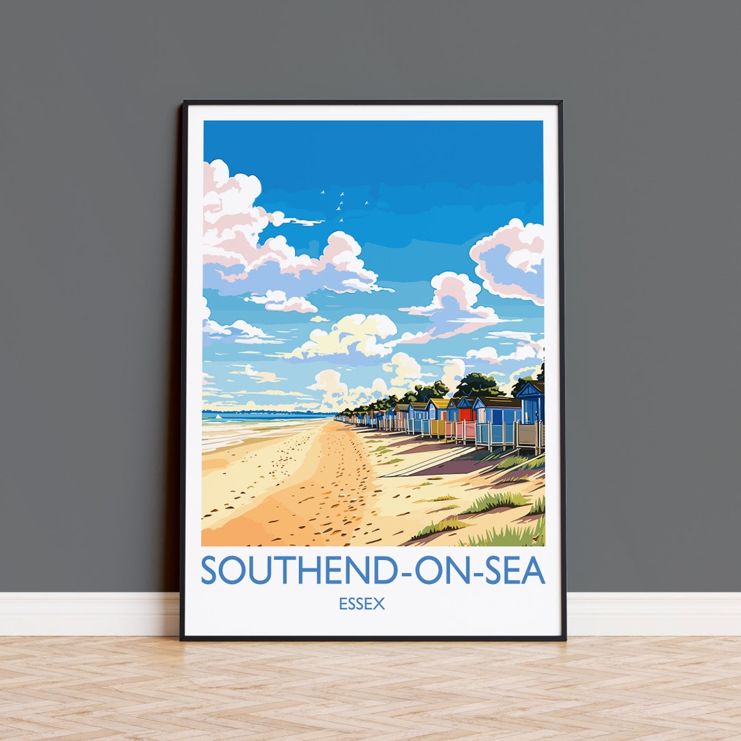 Southend on Sea Travel Print Wall Art, Southend on Sea Travel Poster