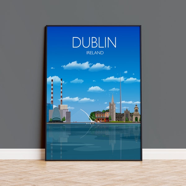 Dublin Poster Etsy UK