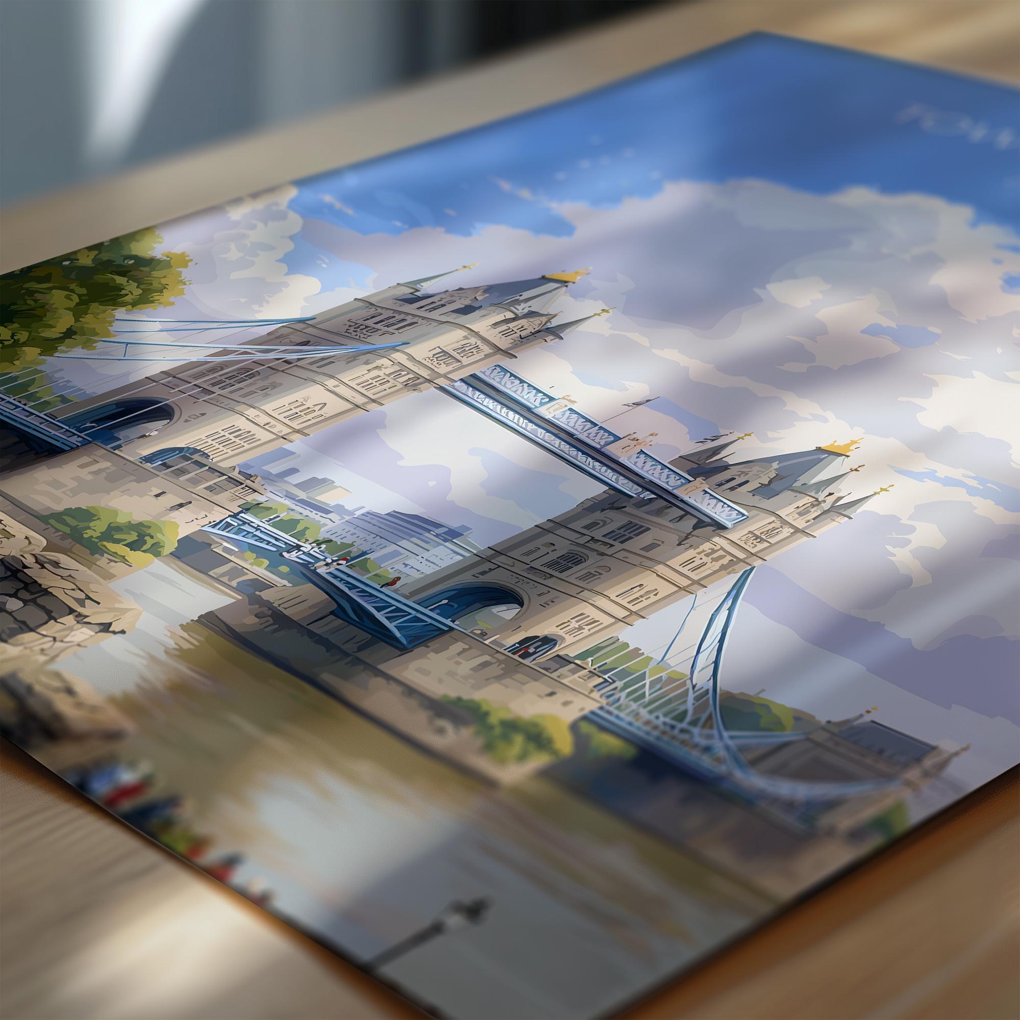 クリスタルアート　オマージュアート　ストーンアート　ロンドン　タワーブリッジ クリスタルアート オマージュアート ストーンアート ロンドン タワー