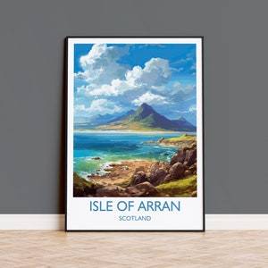 Isle of Arran Poster, Travel Print of Isle of Arran, Scotland, UK, Travel Gift