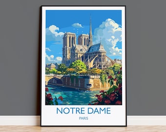 ノートルダム大聖堂（パリ、フランス）建築平面図｜ファインアート
