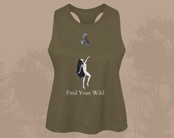 Hawk Find Your Wild Women’s Crop Tank Top