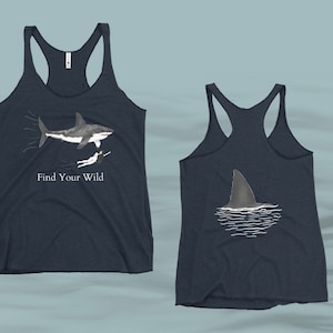 Shark Find Your Wild Women’s Racerback Tank Top