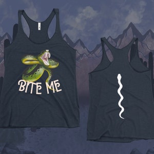 Bite Me Women’s Racerback Tank Top