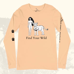 Lion Find Your Wild Long Sleeve Women’s Shirt