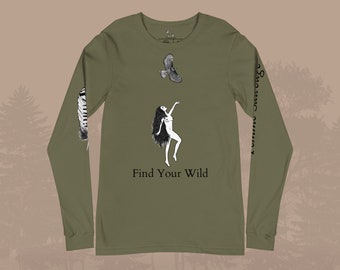 Hawk Find Your Wild Long Sleeve Women’s Shirt