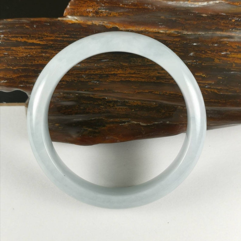 51.1mm Natural Untreated Type A Burmese Jadeite Bangle