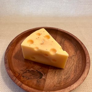 Swiss cheese candle