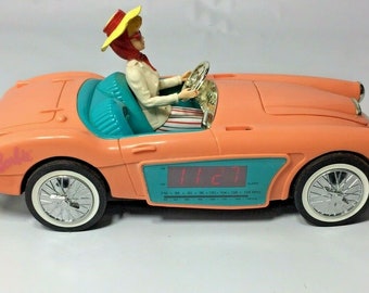 barbie clock radio 1962 convertible