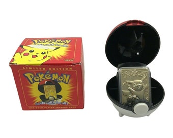 Pokemon Burger King Gold Etsy