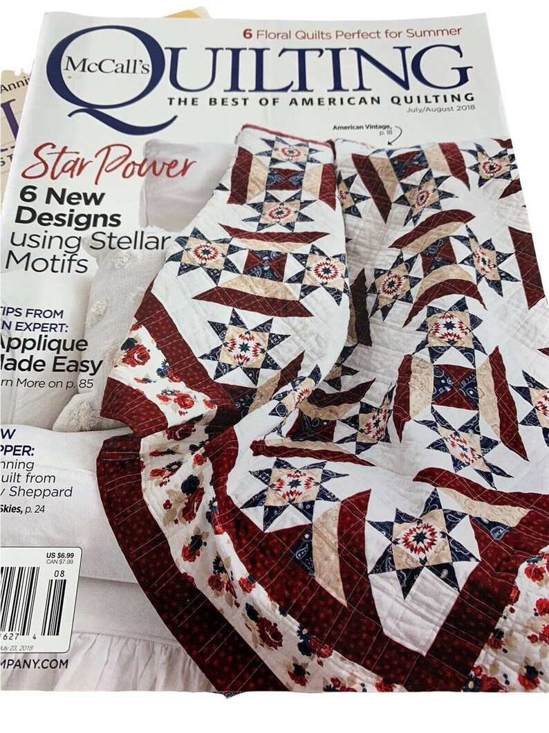 2 Mccalls QUILTING Magazines the Best of American Quilting Mar/apr July