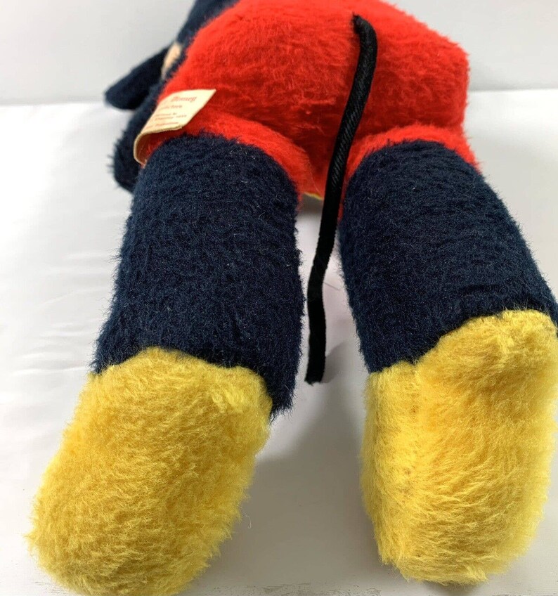 Vintage Walt Disney California Mickey Mouse Stuffed Animal Toy Doll 20" image 9