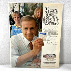 Vintage Print Ad 80&#39;s Monopoly Game Genuine Magazine Advertisement Ephemera