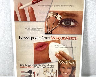 Vintage Print Ad 80's Christie Brinkley Genuine Magazine Advertisement Ephemera
