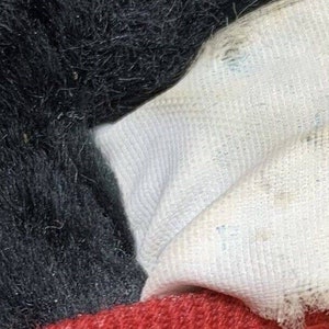 Vintage Disney Mickey Mouse Stuffed Animal Toy Plush Plastic Eyes & Nose image 10