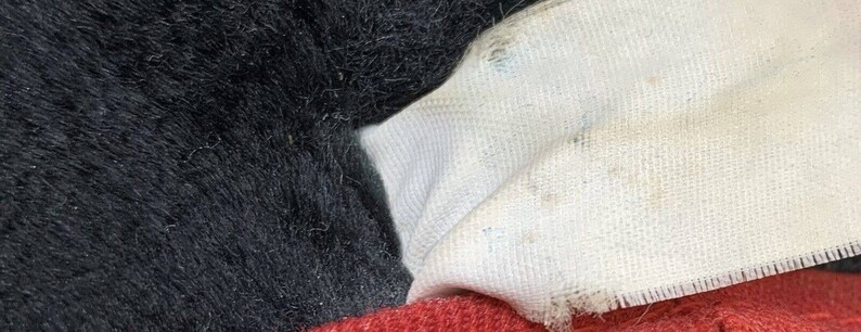 Vintage Disney Mickey Mouse Stuffed Animal Toy Plush Plastic Eyes & Nose image 10