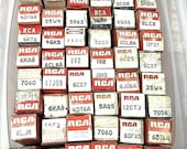 RCA Electron Tubes Lot of 54 New Old Stock Vintage Box Wear Untested 1 As Is