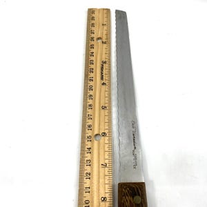 Vintage Ekco Vanadium Stainless Serrated Bread Knife Wood Handle USA - Etsy