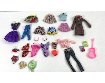 Barbie Doll Clothes Lot Mix Tops Bottoms Dresses Accessories Pink Label  #3