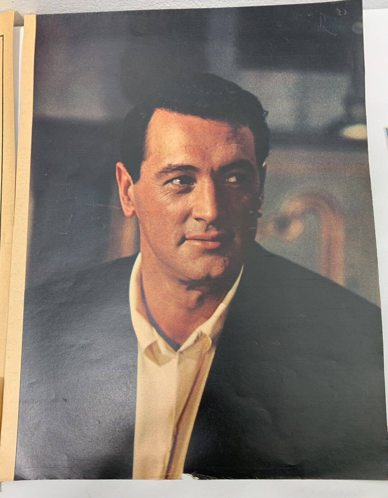 Actor Rock Hudson Vintage 5 Picture Cut Outs From Old Movie Magazines ...