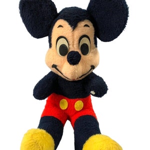 Vintage Walt Disney California Mickey Mouse Stuffed Animal Toy Doll 20" image 1