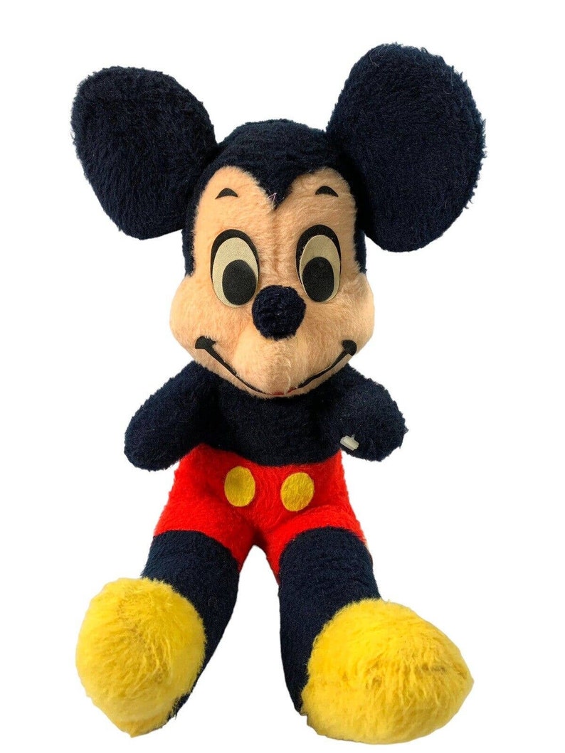 Vintage Walt Disney California Mickey Mouse Stuffed Animal Toy Doll 20" image 1
