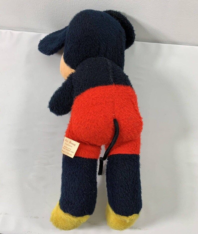 Vintage Walt Disney California Mickey Mouse Stuffed Animal Toy Doll 20" image 10