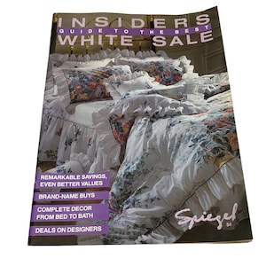 1989 Speigel Smaller Format White Sale Catalog Insiders Guide