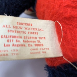 Vintage Walt Disney California Mickey Mouse Stuffed Animal Toy Doll 20" image 6