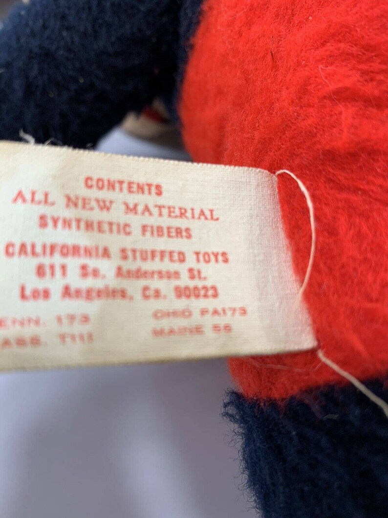 Vintage Walt Disney California Mickey Mouse Stuffed Animal Toy Doll 20" image 6
