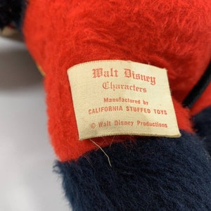 Vintage Walt Disney California Mickey Mouse Stuffed Animal Toy Doll 20" image 7