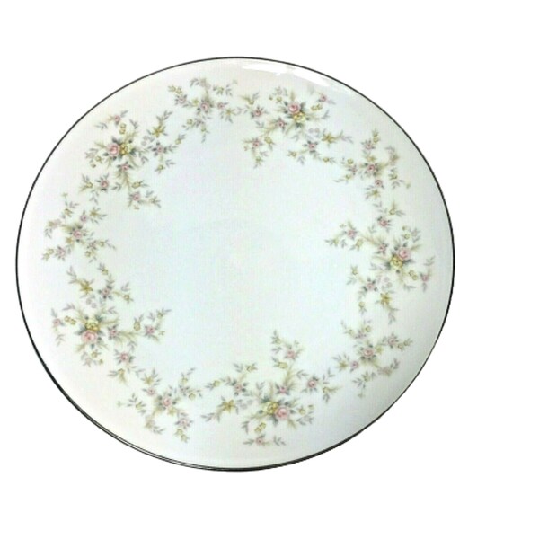 Noritake Arlene 5802 China Dessert Plate Pink Grey Floral Replacement