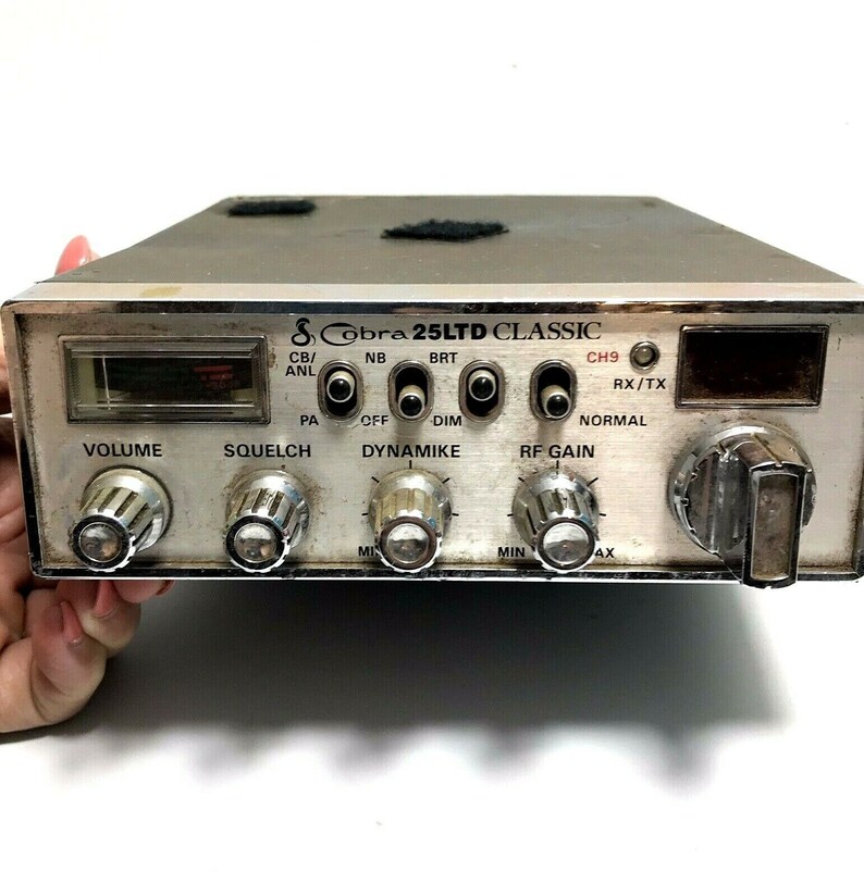 Vintage Cobra 25 LTD Classic CB Radio & Mic For Parts or Etsy