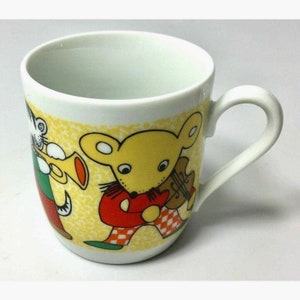 Bareuther Waldsassen Tea Cup Mouse Cat Bear Playing Musical Instruments Germany