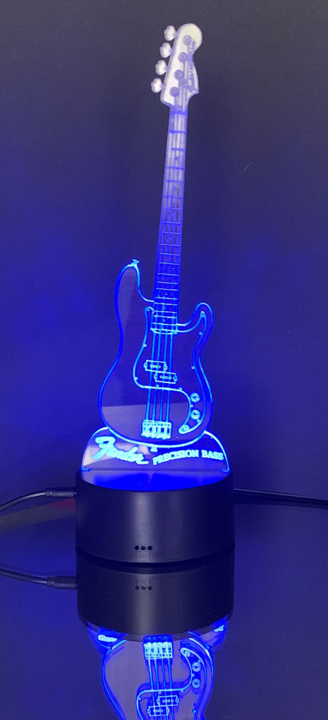 FENDER PRECISION Bass Guitar LED LampCustom Etsy