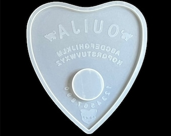 Clear Ouija Letters Planchette Silicone mold