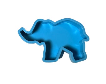 Elephant Freshie Silicone Mold (blue)