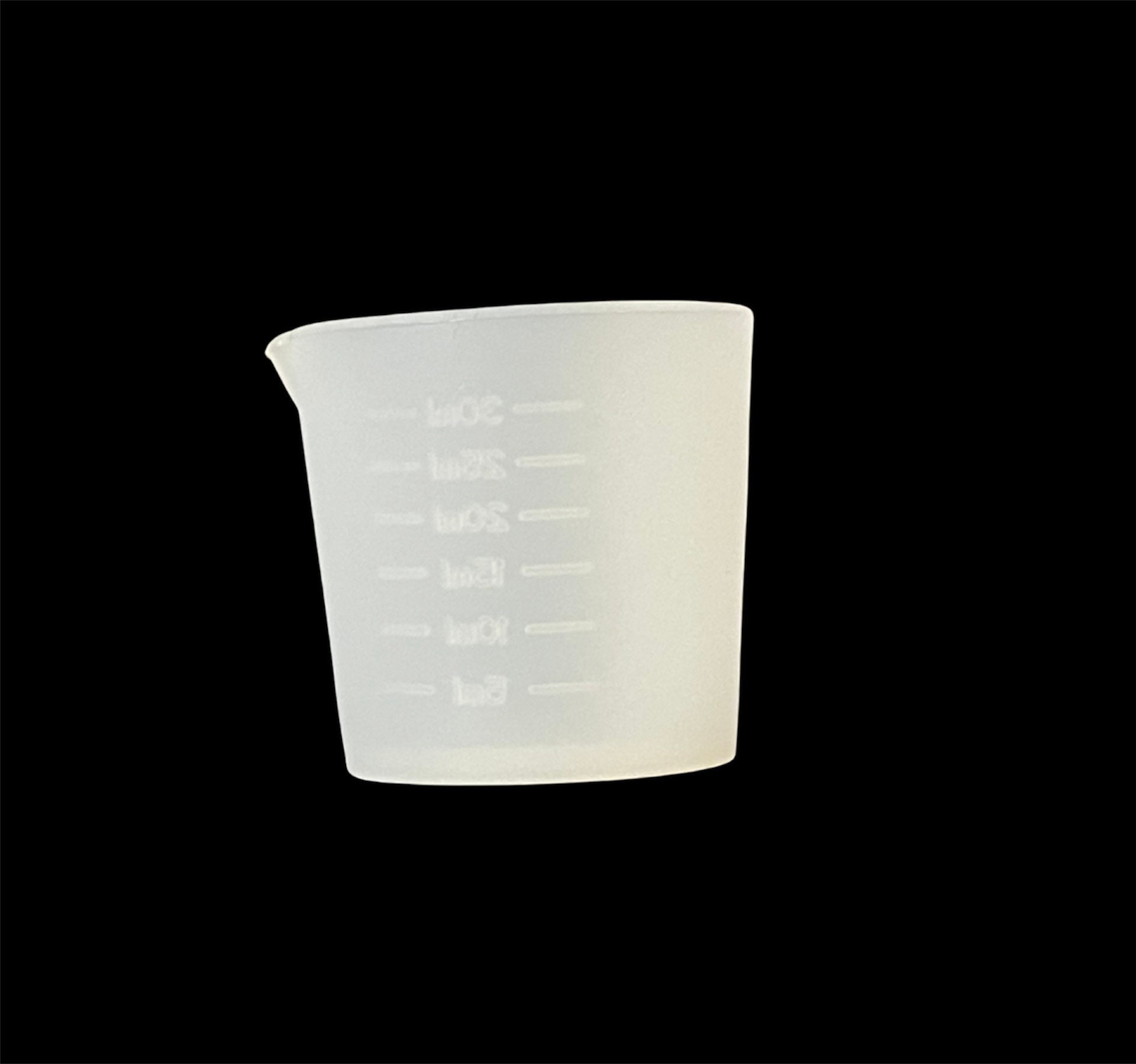 Healifty 10pcs Clear Disposable Plastic Graduated Cups Epoxy Resin Mixing Cups Measurement Beaker for Daily Use 60mL 