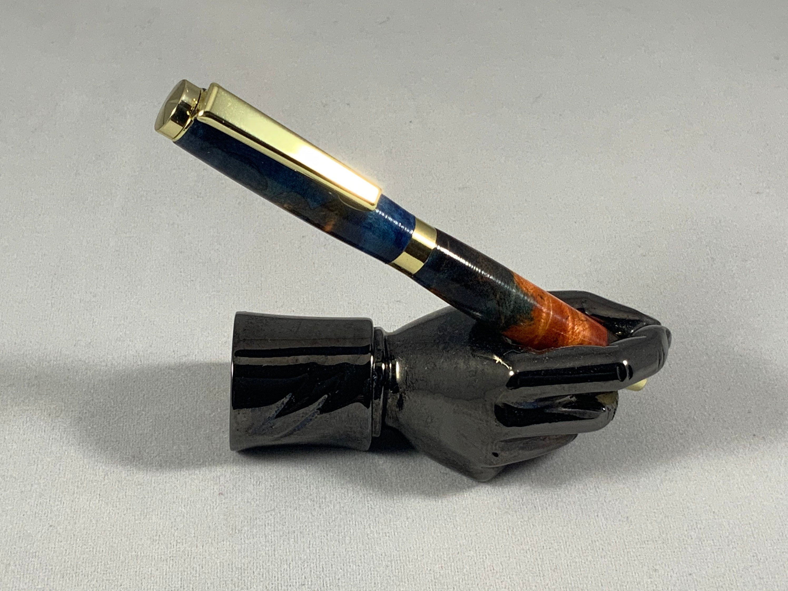 Bolígrafo hecho a mano con madera de burl anciano de caja | Etsy