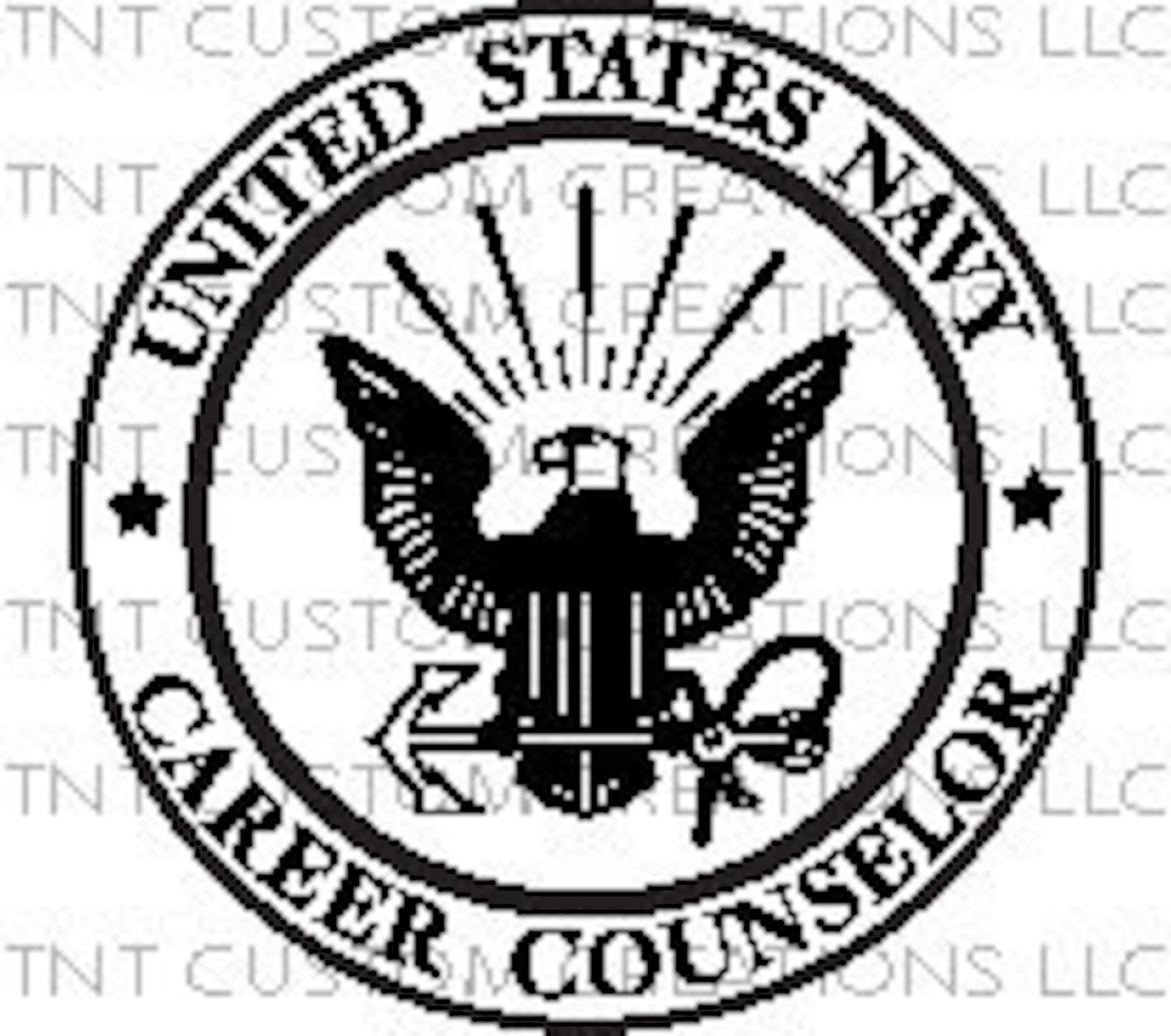 US Navy Career Counselor Badge SVG Etsy