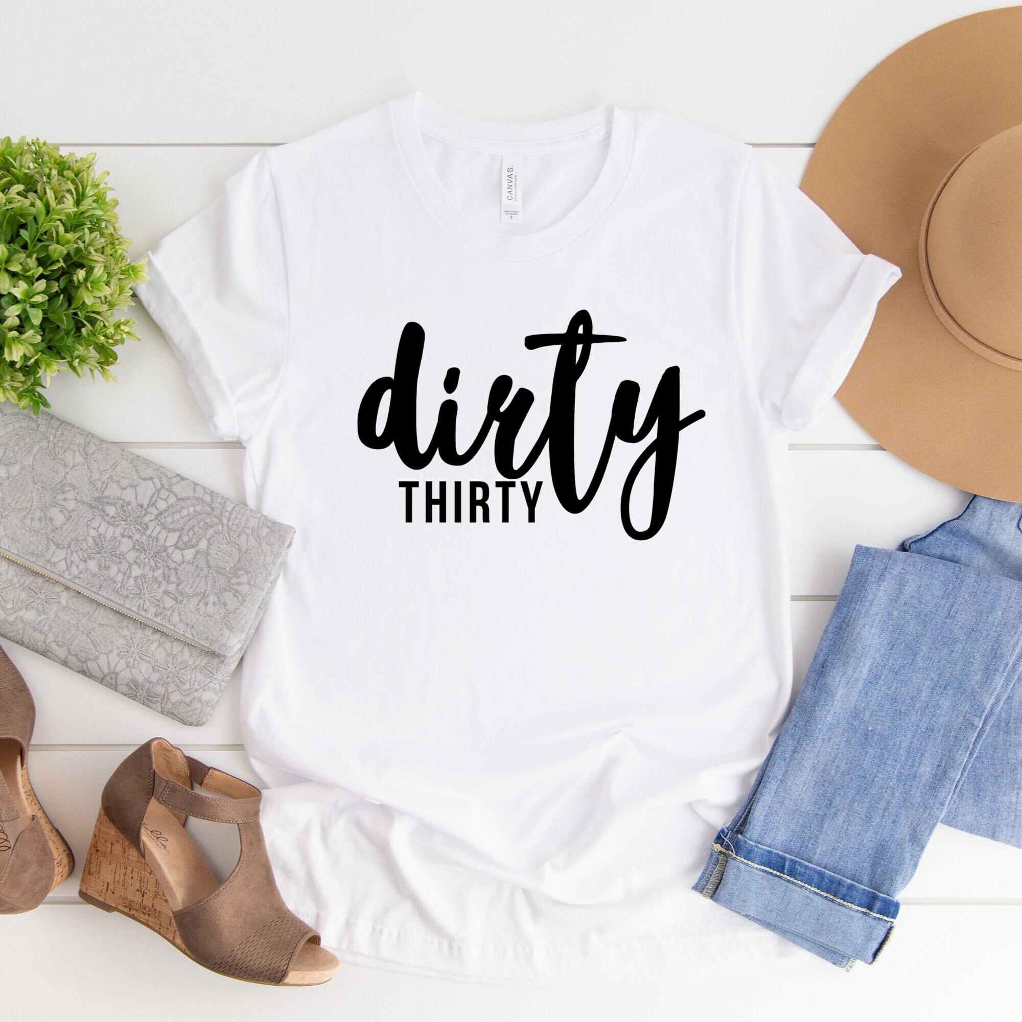 Dirty Thirty Custom Birthday Shirt Ladies Birthday Trip | Etsy