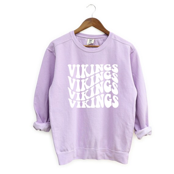 Pink vikings sweatshirt online