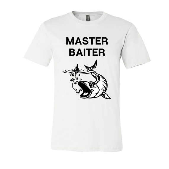 Master Baiter Funny Fishing Camping Shirt, Father's Day Gift Idea Mens  Apparel, Outdoors Tee, Cabin Weekend, Charter Fishing, Sportsman 
