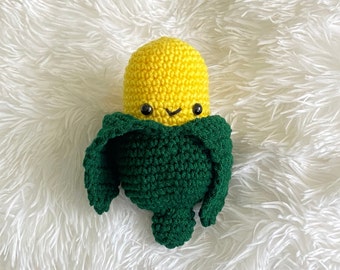 Corn Crochet Plushie | Amigurumi Toy Stuffed Animal, Corn on the Cob Plushie, Corn Toy,  Amigurumi Corn on the Cob, Crochet | YPArtistry