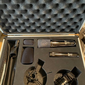 MXL CR 24 2 large and small capsule mic kit Black Chrome image 5